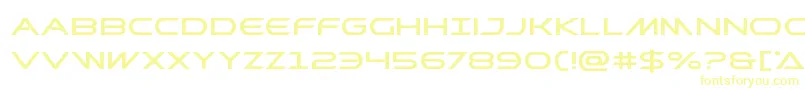 Prometheanexpand Font – Yellow Fonts on White Background