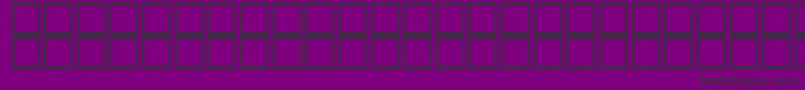 フォントAlDorrh – 紫の背景に黒い文字