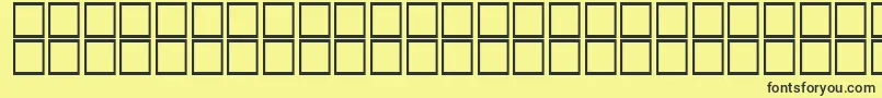AlDorrh Font – Black Fonts on Yellow Background