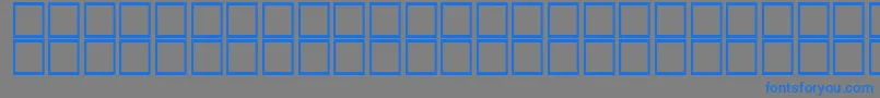 Weitere Informationen zur AlDorrh-Schriftart AlDorrh-Schriftart – Blaue Schriften auf grauem Hintergrund
