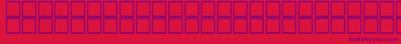AlDorrh-Schriftart – Violette Schriften auf rotem Hintergrund