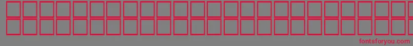 AlDorrh-Schriftart – Rote Schriften auf grauem Hintergrund