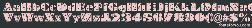 BraggastarsRegular Font – Pink Fonts on Black Background