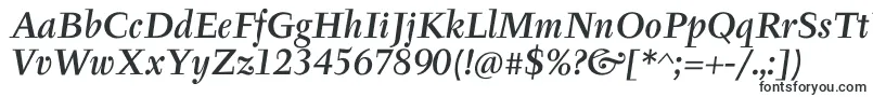 TyfaItcMediumOtItalic Font – OTF Fonts