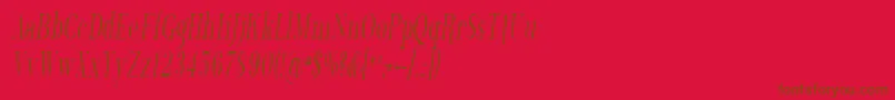 More about Sfphosphorustrichloride Font Sfphosphorustrichloride Font – Brown Fonts on Red Background