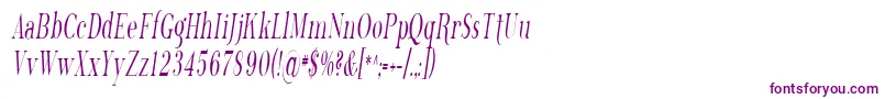 Sfphosphorustrichloride Font – Purple Fonts on White Background