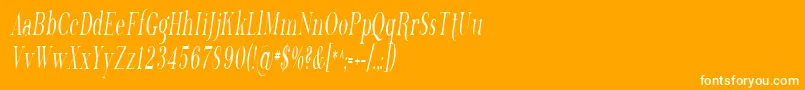 Weitere Informationen zur Sfphosphorustrichloride-Schriftart Sfphosphorustrichloride-Schriftart – Weiße Schriften auf orangefarbenem Hintergrund