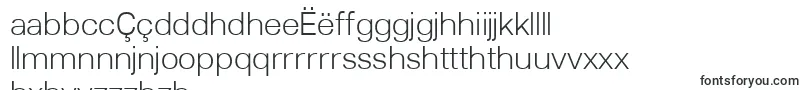 Lunchtype22Light-Schriftart – nyanja Schriften