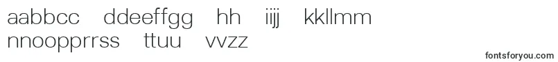 Czcionka Lunchtype22Light – esperanto czcionki