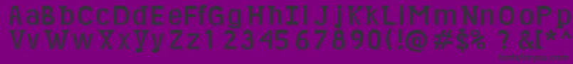 Lisätietoja Minikin-fontista Minikin-fontti – mustat fontit violetilla taustalla