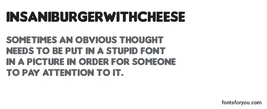 InsaniburgerWithCheese Font