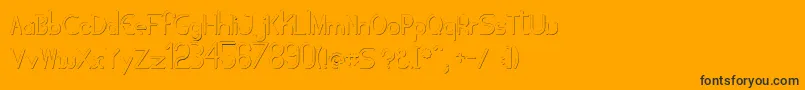 Tubolacao Font – Black Fonts on Orange Background