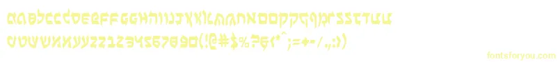 Benzionc Font – Yellow Fonts