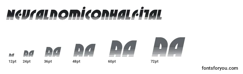 Neuralnomiconhalfital Font Sizes