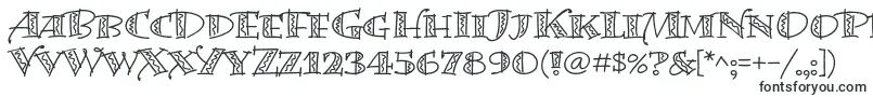 Шрифт BermudalpstdSquiggle – бесплатные шрифты