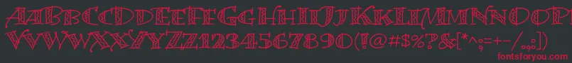 Más sobre la fuente BermudalpstdSquiggle fuente BermudalpstdSquiggle – Fuentes Rojas Sobre Fondo Negro