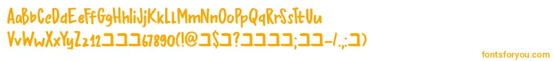 DkBupkis Font – Orange Fonts