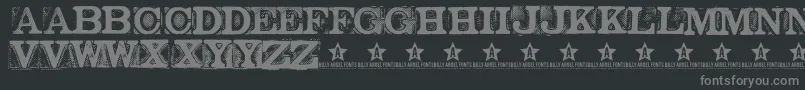NetworkD Font – Gray Fonts on Black Background