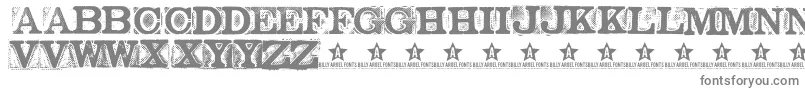 NetworkD Font – Gray Fonts on White Background