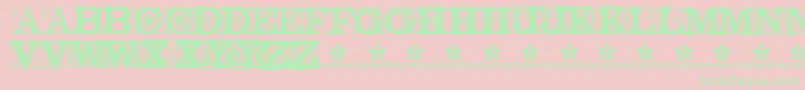 Więcej informacji o czcionce NetworkD Czcionka NetworkD – zielone czcionki na różowym tle