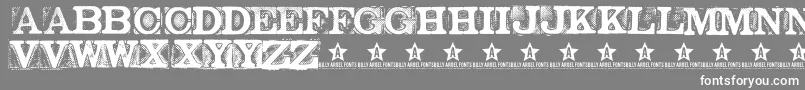 NetworkD Font – White Fonts on Gray Background