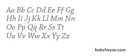 ChaparralproItalic Font