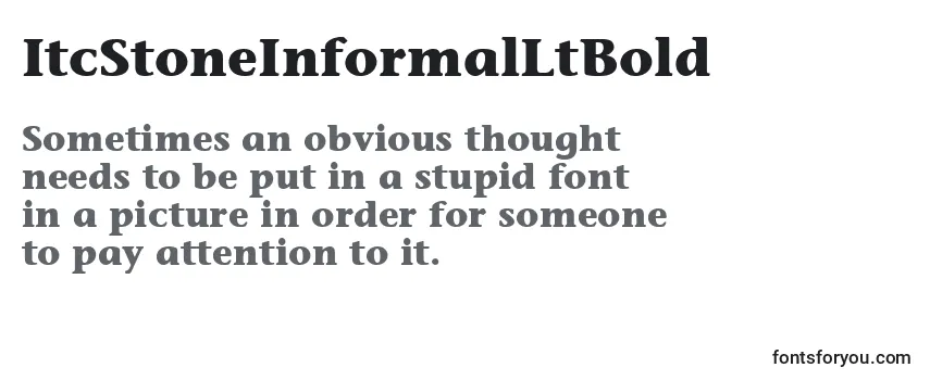 ItcStoneInformalLtBold Font