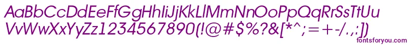 Шрифт Avant14 – фиолетовые шрифты