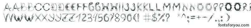 Insektofobiya-fontti – Jännittävät fontit