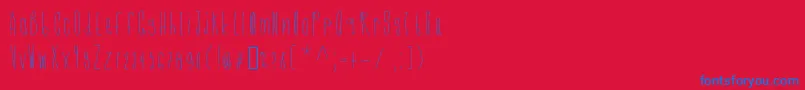 fuente Cmonkeelight – Fuentes Azules Sobre Fondo Rojo