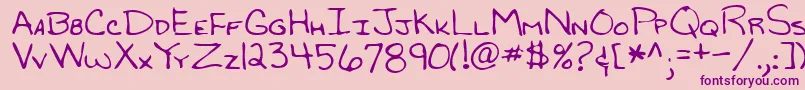 More about Lehn119 Font Lehn119 Font – Purple Fonts on Pink Background