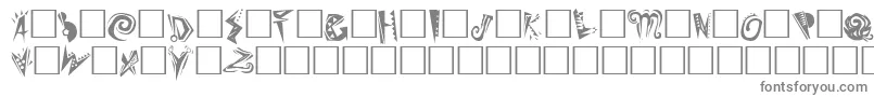 SlumgullionPlain Font – Gray Fonts on White Background