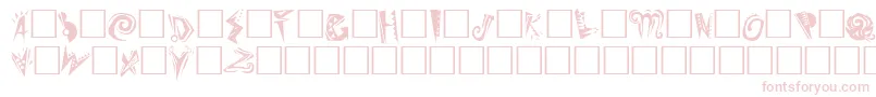 SlumgullionPlain Font – Pink Fonts on White Background