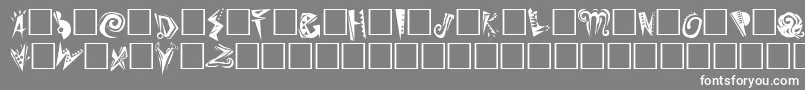 SlumgullionPlain Font – White Fonts on Gray Background