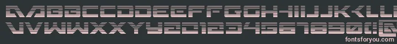 Wildcard31grad Font – Pink Fonts on Black Background