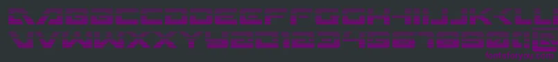 Wildcard31grad Font – Purple Fonts on Black Background