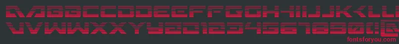 Wildcard31grad Font – Red Fonts on Black Background