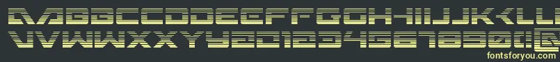 Wildcard31grad Font – Yellow Fonts on Black Background