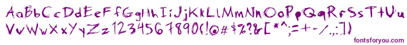 Danimal Font – Purple Fonts