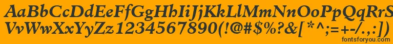 More about ClericSsiBoldItalic Font ClericSsiBoldItalic Font – Black Fonts on Orange Background