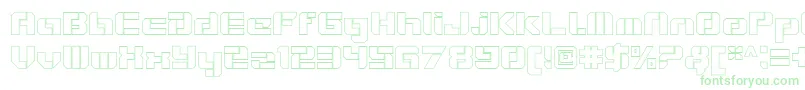Lisätietoja VideotechOpenoutline-fontista VideotechOpenoutline-fontti – vihreät fontit