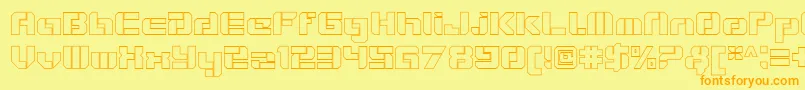 Más sobre la fuente VideotechOpenoutline fuente VideotechOpenoutline – Fuentes Naranjas Sobre Fondo Amarillo