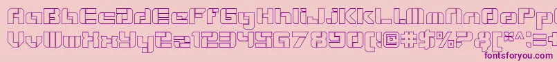 More about VideotechOpenoutline Font VideotechOpenoutline Font – Purple Fonts on Pink Background