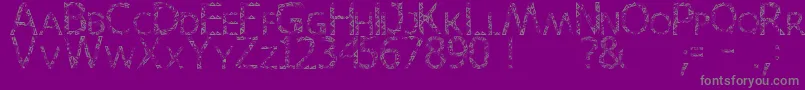 Lisätietoja Karora-fontista Karora-fontti – harmaat kirjasimet violetilla taustalla