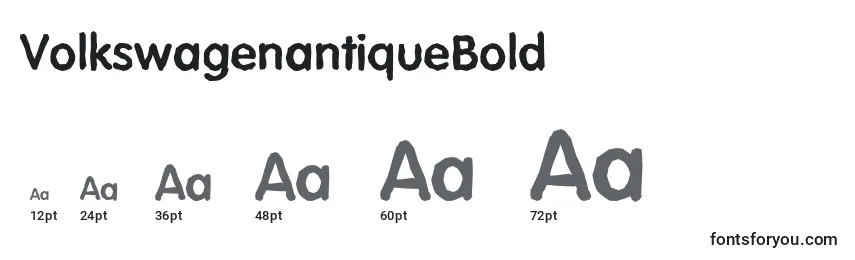 sizes of volkswagenantiquebold font, volkswagenantiquebold sizes