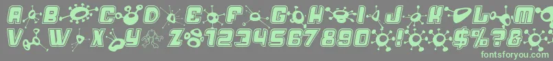 Más sobre la fuente Alienmushrooms fuente Alienmushrooms – Fuentes Verdes Sobre Fondo Gris
