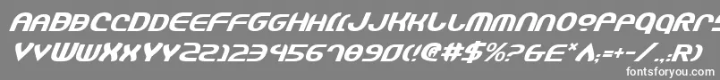 Jannshv2i Font – White Fonts on Gray Background