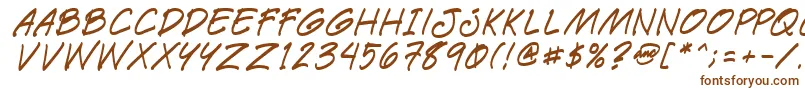 Шрифт Paetri – коричневые шрифты