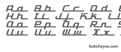 D3RoadsterismLongItalic-fontti