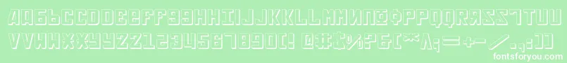 More about SovietExpanded3D Font SovietExpanded3D Font – White Fonts on Green Background